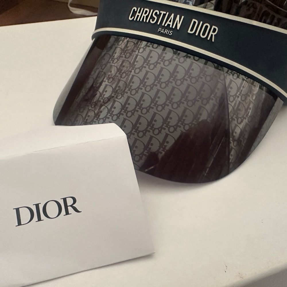 DiorClub V1U Logo Mirrored Visor